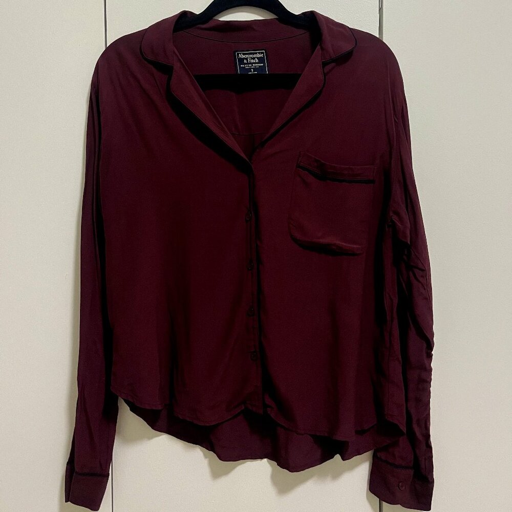 Abercrombie & Fitch | Maroon Blouse | Sz Small